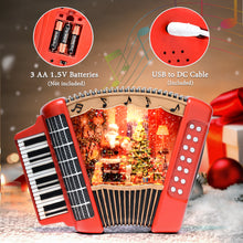 Load image into Gallery viewer, Christmas accordion snow globe lantern
