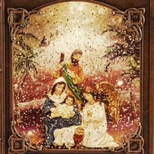 Load image into Gallery viewer, Nativity Scene with Musical, Snow Globe Gifts, Glittering Lantern Swirling,Book Snow Globe
