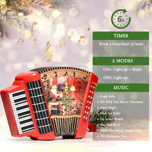 Load image into Gallery viewer, Christmas accordion snow globe lantern
