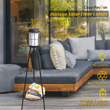 Load image into Gallery viewer, Solar Floor Lamp With Flower Stand (2 Pack)
